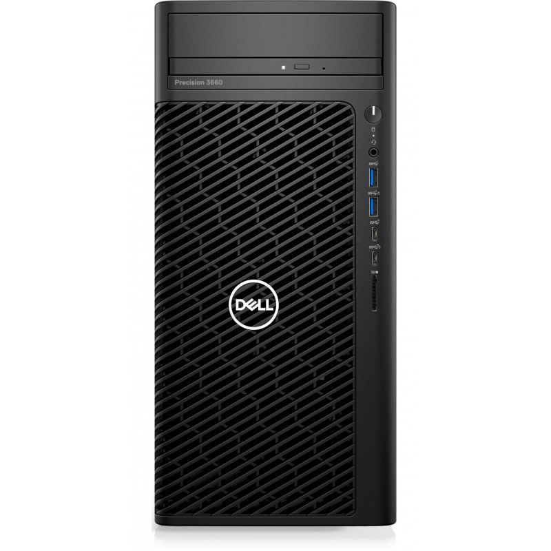 Dell Робоча станція Precision 3660 MT, Intel i7-13700, 16GB, F512GB, ODD, UMA, кл+м, Win11P