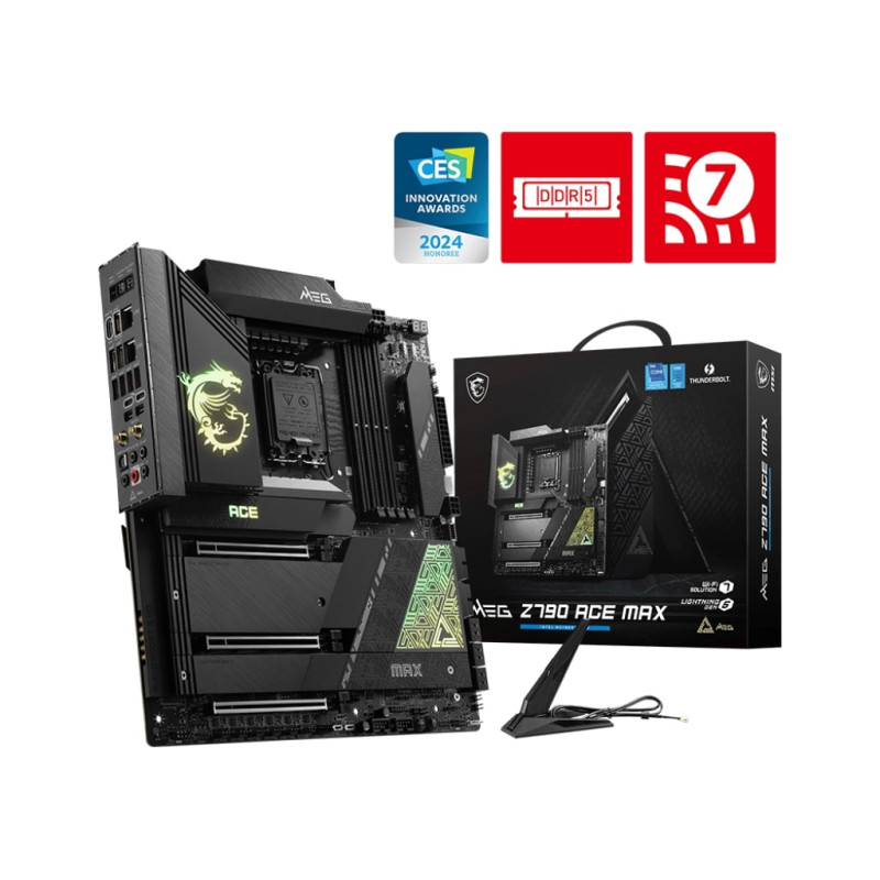 MSI Материнcька плата MEG Z790 ACE MAX s1700 Z790 4xDDR5 WiFi BT E-ATX