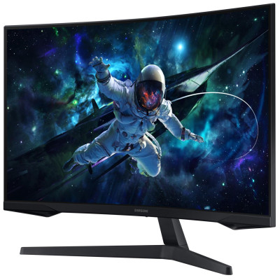 Samsung Монітор 31.5" Odyssey G55C 2xHDMI, DP, VA, 2560x1440, 165Hz, 1ms