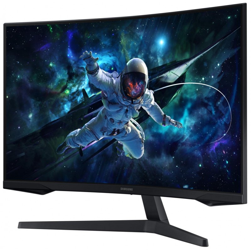 Samsung Монітор 31.5" Odyssey G55C 2xHDMI, DP, VA, 2560x1440, 165Hz, 1ms