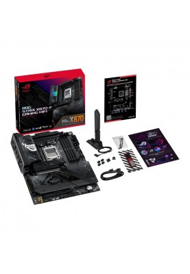 ASUS Материнська плата ROG STRIX X870-F GAMING WIFI sAM5 X870 4xDDR5 M.2 HDMI DP WiFi BT ATX