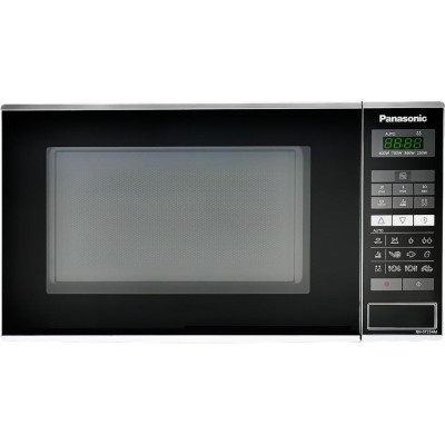 Panasonic Мікрохвильова піч, 20л, 800Вт, дисплей, відкр.кнопкою, нерж