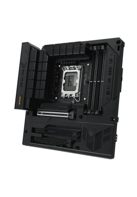 ASUS Материнcька плата TUF GAMING B760M-BTF WIFI s1700 B760 4xDDR5 M.2 HDMI DP Wi-Fi BT mATX