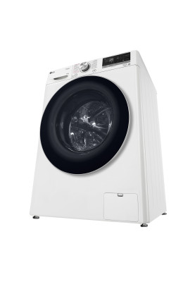 LG Прально-сушильна машина фронтальна, 9(6)кг, 1400, А, 56см, дисплей, пара, інвертор, білий