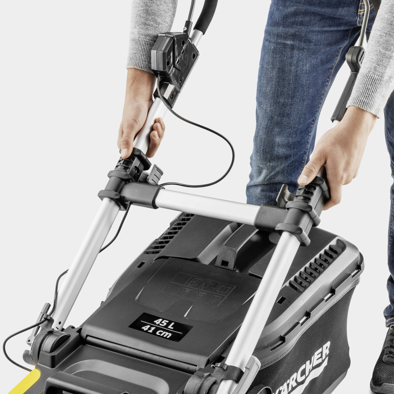Karcher Газонокосарка акумуляторна LMO 5-18 Dual Battery Set 36В (18В+18В) акб 2х5А·год 41см 25-70см до 550м.кв