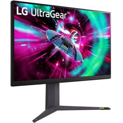 LG Монітор LG 31.5" 32GR93U-B 2xHDMI, DP, USB, Audio, IPS, 3840x2160, 144Hz, 1ms, DCI-P3 95%, G-SYNC, FreeSync, Pivot, HDR400