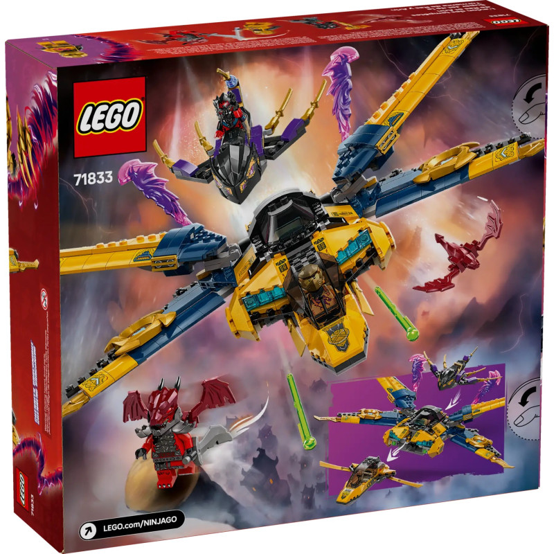 LEGO Конструктор Ninjago Суперштормовий реактивний літак Рас та Арін