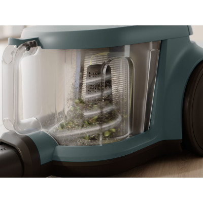 Electrolux Пилосос контейнерний, 850Вт, конт пилок -2л, HEPA12, 3 насадки, зелений