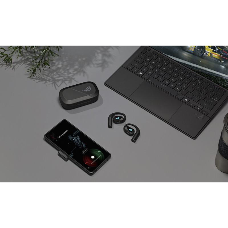 ASUS Гарнітура ROG Cetra Open, BT/WL, чорний