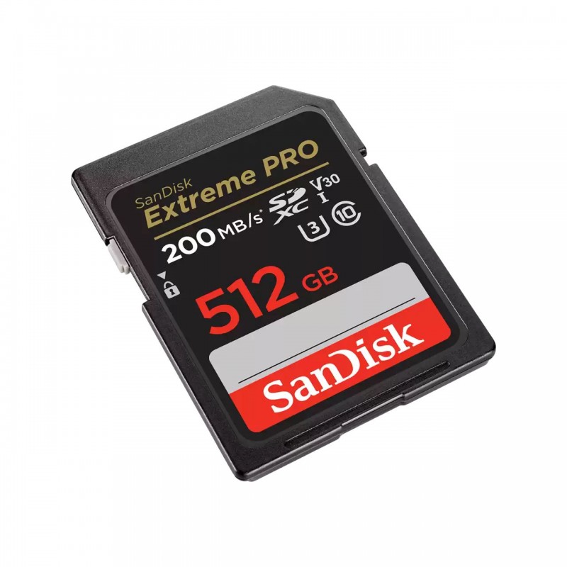SanDisk Карта пам'яті SD 512GB C10 UHS-I U3 R200/W140MB/s Extreme Pro V30
