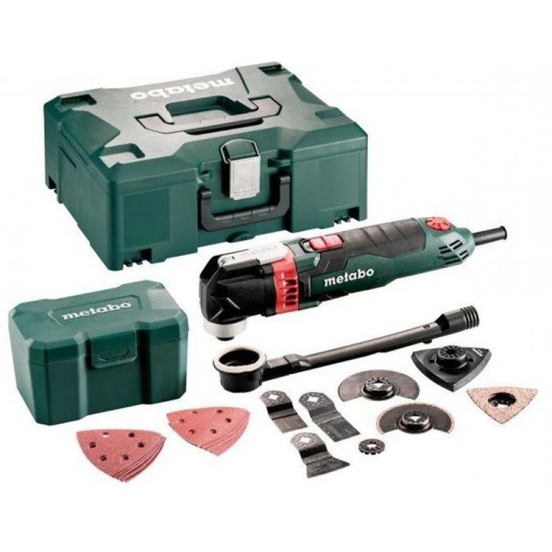 Metabo Багатофункціональний інструмент MT 400 QUICK, 400Вт, 11000-18500 об/хв, набір насадок