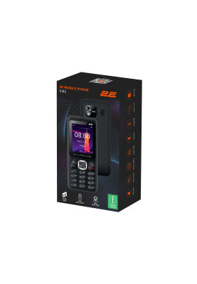 2E Мобільний телефон E182 2.4" 2SIM, 1700mAh, Чорний