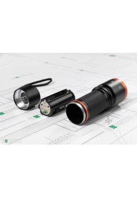 Neo Tools Ліхтар ручний, 200 люмен, 3 Вт, LED COB, алюмінієвий, 3xAA, IP20