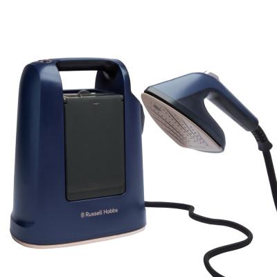Russell Hobbs Відпарювач Russell Hobbs Genie Maestro, 1700Вт, 750мл, паровий удар -20гр, верт. відпарювання, керам. підошва, синій