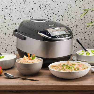 Russell Hobbs Мультиварка Cook&Home, 900Вт, чаша-5л, сенсорне, метал/пластик, чорний Russell Hobbs Мультиварка Cook&Home, 900Вт, чаша-5л, сенсорне, метал/пластик, чорний