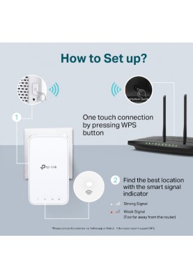 TP-Link Повторювач Wi-Fi сигналу RE230 AC750 1хFE LAN