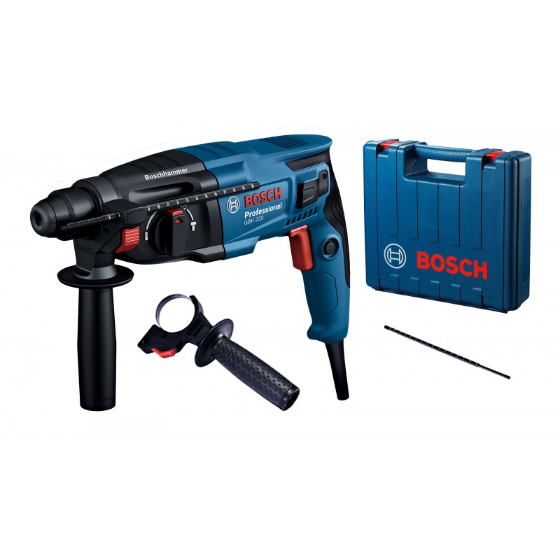 Bosch Перфоратор GBH 220, SDS-plus, 720Вт, 2Дж, 2.3кг