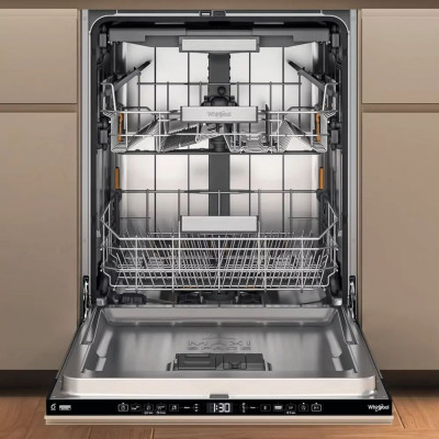 Whirlpool Посудомийна машина вбудовувана, 15компл., A+++, 60см, дисплей, 3й кошик, білий