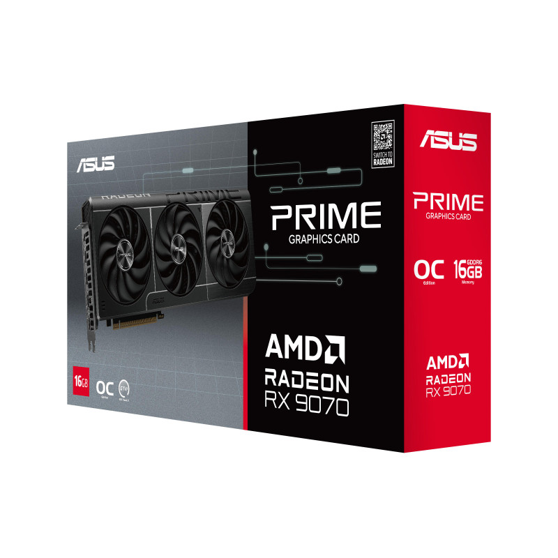 ASUS Вiдеокарта Radeon RX 9070 16GB GDDR6 OC PRIME-RX9070-O16G