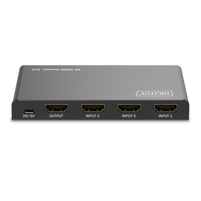 Digitus Відеокомутатор UHD HDMI (INx3 - OUTx1), 4K Digitus Відеокомутатор UHD HDMI (INx3 - OUTx1), 4K