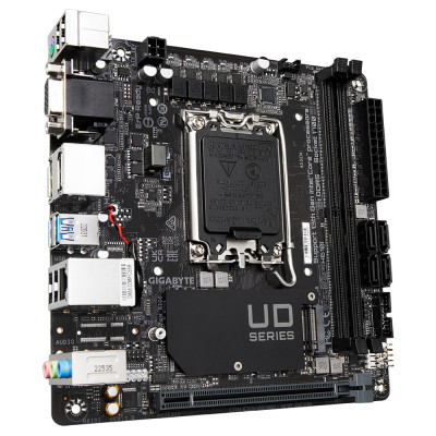 Gigabyte Материнська плата H610I s1700 H610 2xDDR5 M.2 HDMI D-Sub ATX Gigabyte Материнська плата H610I s1700 H610 2xDDR5 M.2 HDMI D-Sub ATX