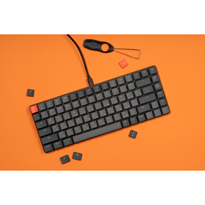 Keychron Клавіатура K3 84 Key Low Profile Gateron White LED Red