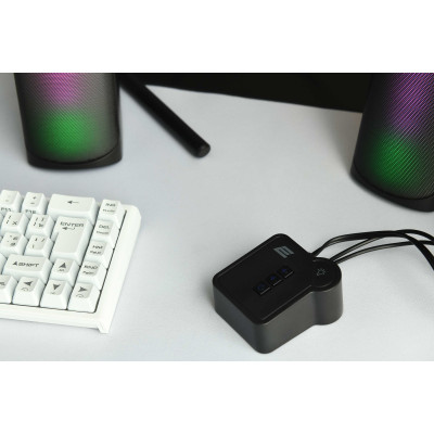 2E Акустична система PCS231 RGB Matrix, 2.0, USB, Black
