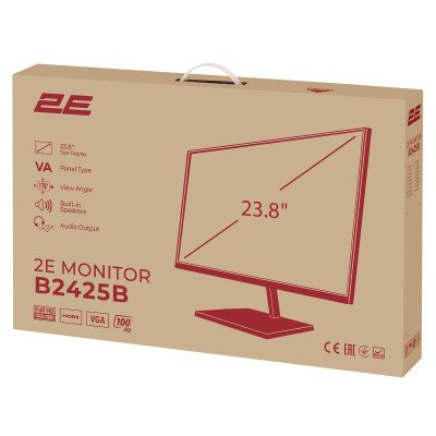 2E Монітор 2E 23.8" B2425B D-Sub, HDMI, VA, 100Hz 2E Монітор 2E 23.8" B2425B D-Sub, HDMI, VA, 100Hz