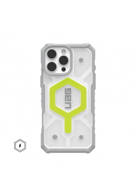 UAG Чохол для iPhone 16 Pro Max, Pathfinder Clear Magsafe, Active Neon