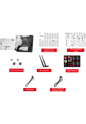 MSI Материнcька плата MPG B760I EDGE WIFI s1700 B760 2xDDR5 M.2 HDMI DP WiFi BT mITX