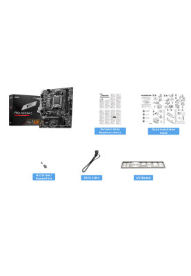 MSI Материнська плата PRO A620M-E sAM5 A620 2xDDR5 M.2 HDMI D-Sub mATX