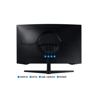Samsung Монітор Samsung 31.5" Odyssey G55C 2xHDMI, DP, VA, 2560x1440, 165Hz, 1ms, CURVED Samsung Монітор Samsung 31.5" Odyssey G55C 2xHDMI, DP, VA, 2560x1440, 165Hz, 1ms, CURVED
