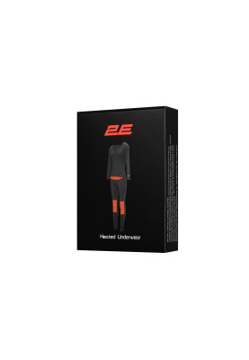 2E Tactical Жіноча термобілизна з підігрівом eFiber for Women Black, розмір S