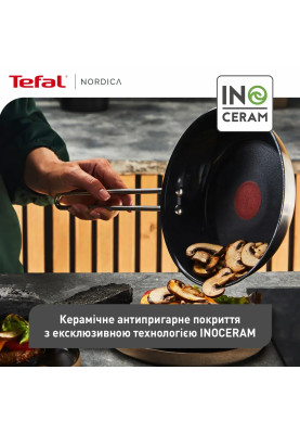 Tefal Сковорода Nordica, 20см, нержавіюча сталь