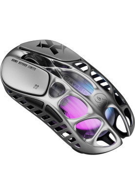 GravaStar Миша Mercury X, BT/WL/USB-A, RGB, сірий