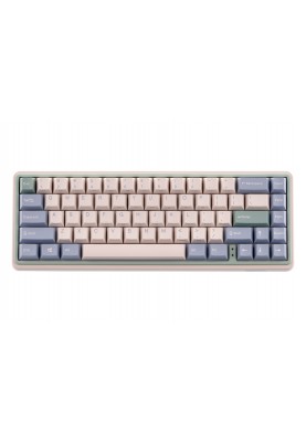 Varmilo Клавіатура механічна Minilo VXT67 Eucalyptus 67Key, Gateron G Pro 2.0 White, BT/WL/USB-A, Hot-Swap, EN, RGB, Рожевий