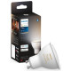 Philips Hue Лампа розумна GU10, 5W(50Вт), 2200K-6500K, Tunable white, ZigBee, Bluetooth, димування