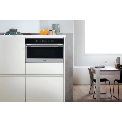 Whirlpool Мікрохвильова піч вбудовувана, 31л, електронне упр., 1000Вт, гриль, дисплей, нерж