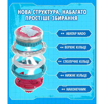 Infinity Nado Дзиґа VI серія Advanced Pack Gold Warrior Phoenix Золотий Воїн Фенікс