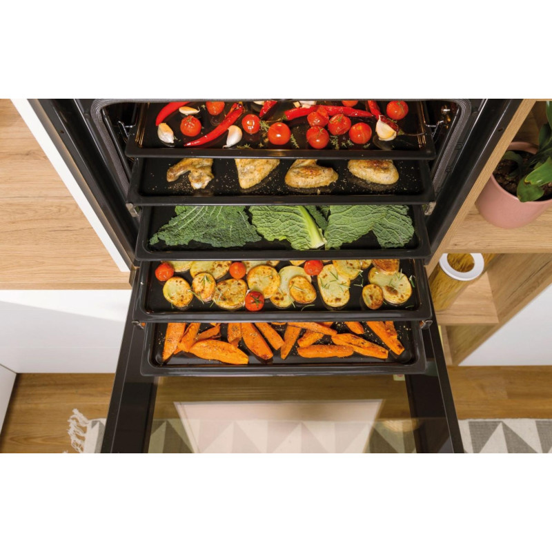 Gorenje Комплект (духовка електрична BO6735E05B + поверхня газова G641EB), 743547, чорн