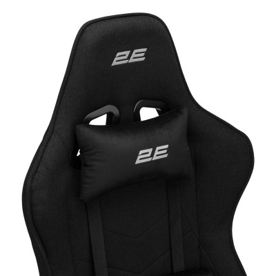 2E Gaming Крісло 2E GAMING BUSHIDO Lite, тканина, 2D-Armrests, чорний