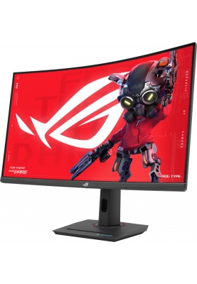 ASUS Монітор 31.5" ROG Strix XG32WCMS HDMI, DP, USB-C, Audio, VA, 2560x1440, 280Hz, 1ms, sRGB 125%, CURVED, AdaptiveSync, HAS, HDR400