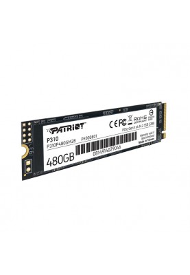 Patriot Накопичувач SSD M.2 480GB Patriot PCIe 3.0 P310