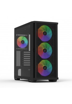 Zalman Корпус Z10 Plus, без БЖ, 2xUSB3.0, 1xUSB Type-C, 3x140mm ARGB fans, 1x120mm ARGB fans, TG Side Panel, EATX, Black