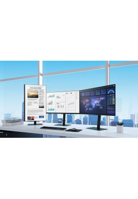 Samsung Монітор 27" S27A600U HDMI, DP, USB, MM, IPS, 2560x1440, 75Hz