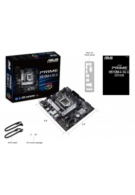 ASUS Материнcька плата PRIME H510M-A R2.0 s1200 H470 2xDDR4 M.2 HDMI DP mATX