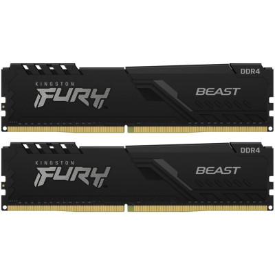 Kingston Пам'ять ПК Kingston DDR4 32GB KIT (16GBx2) 3200 FURY Beast