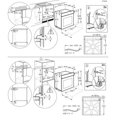Electrolux Духовий шафа Electrolux електричний Rococo, 72л, A, конвекція, телескопічні напрямні, шампань