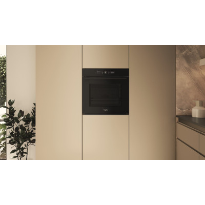 Whirlpool Духовий шафа Whirlpool електричний, 73л, A+, дисплей, конвекція, телескопічні напрямні, чорний