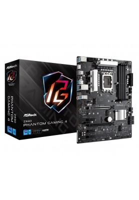 ASRock Материнська плата Z690 PHANTOM GAMING 4 s1700 Z690 4xDDR4 M.2 HDMI DP ATX